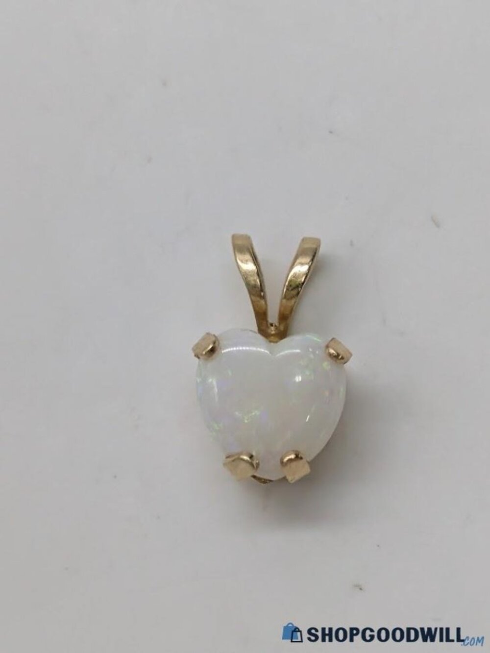 14k gold heart opal pendant==tested== we like offers ==